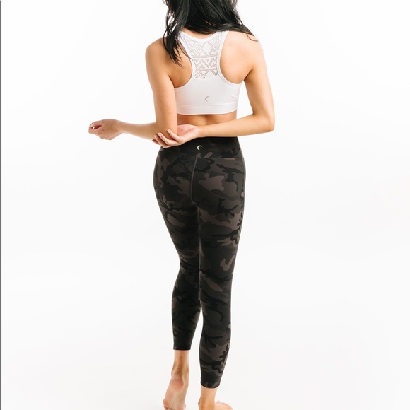 Zyia Forest Camo Slash Luxe Leggings 